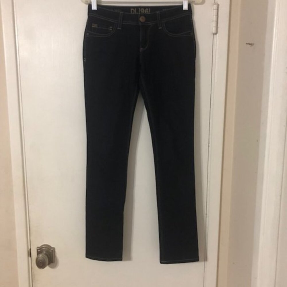 DL1961 Tory Slim Straight Dark Wash 25
